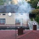 Dym z komina nad Pabianicami Życie Pabianic