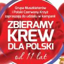 zbieramy krew dla polski plakat życie pabianic