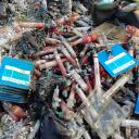Nielegalne wysypisko śmieci przy zbiorniku w Chechle Życie Pabianic