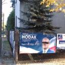plakat wyborczy Antoni Hodak Życie Pabianic