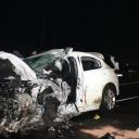 wypadek zmiażdżony samochód Życie Pabianic