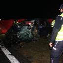W wypadku na S8 zginął kierowca alfy romeo z Dobronia Małego.