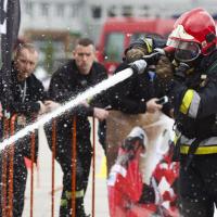 Firefighter Combat Challenge w centrum handlowym "Echo" Życie Pabianic