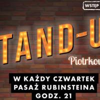 Plakat reklamujące wydarzenie Stand-up Piotrkowska Życie Pabianic