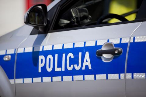 Policja na wypadku Zycie Pabianic
