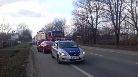 Wypadek na głównej drodze Życie Pabianic