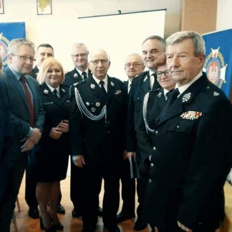 Waldemar Pawlak przyjechał do strażaków OSP Życie Pabianic