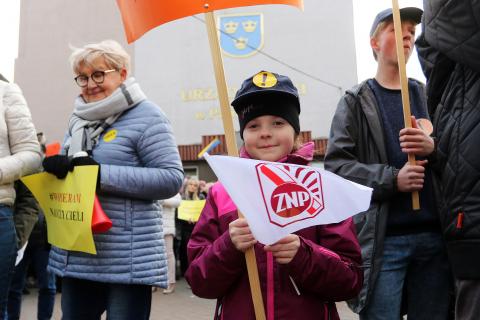 Strajk nauczycieli Życie Pabianic