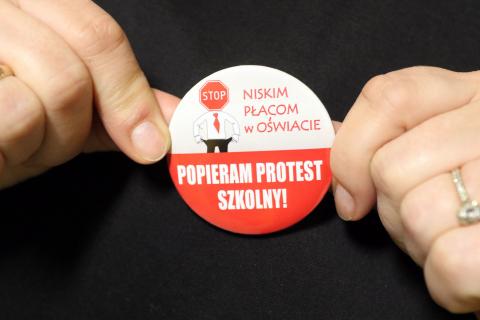 Nauczyciele pabianickich szkół protestują Życie Pabianic