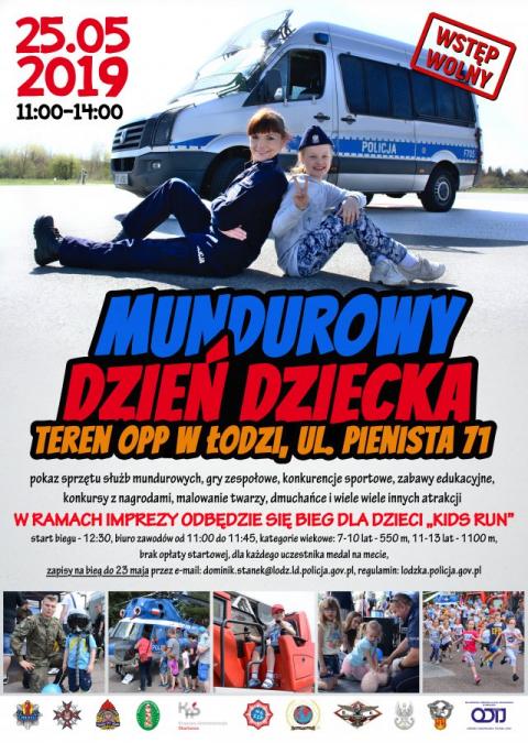 dzień dziecka policja Życie Pabianic