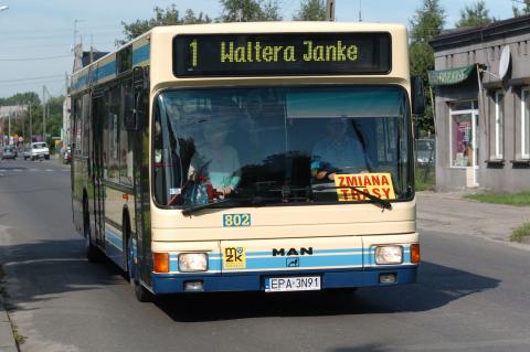 Autobus MAN. Zdjęcie z 2007 roku Życie Pabianic
