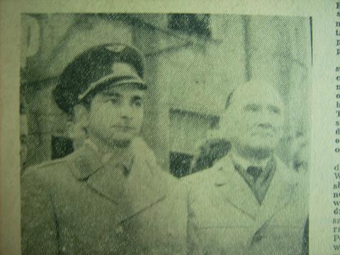 Walery Bykowski (po lewo), radziecki kosmonauta, odwiedził Pabianice w 1963 roku Życie Pabianic