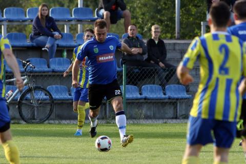 Tomasz Ostalczyk zdobył gola dla GKS Ksawerów Życie Pabianic