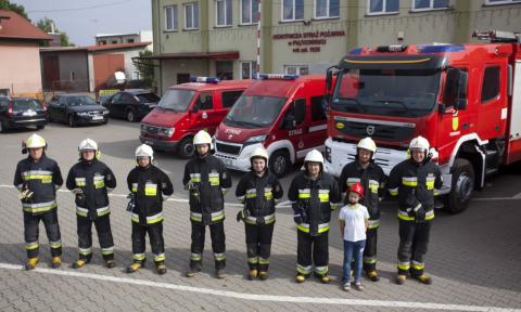 strażacy z OSP Piątkowisko