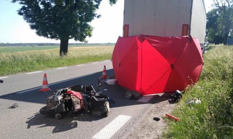 wypadek śmiertelny motocyklista Życie Pabianic