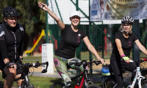 charytatywne rajdy rowerowe aktywne pabianice koalicyjny klub radnych Życie Pabianic