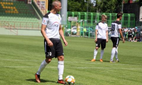 Artur Golański strzelił gola dla GKS Bełchatów Życie Pabianic