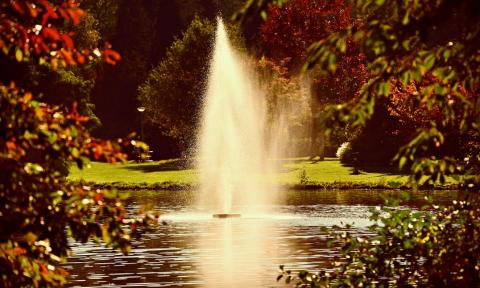 Pływająca fontanna na Lewitynie to jedna z propozycji do tegorocznej edycji budżetu obywatelskiego Życie Pabianic