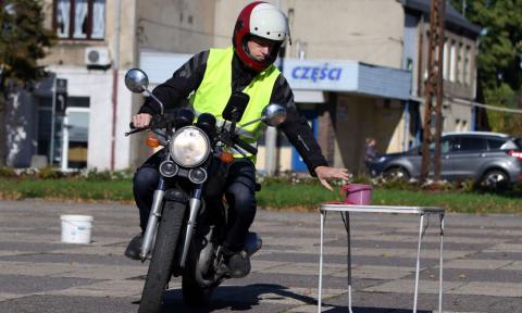 Tor sprawnościowy dla motocyklistów Życie Pabianic