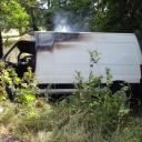 Auto po uderzeniu w drzewo stanęło w płomieniach Zycie Pabianic