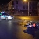 Wypadek z udziałem motocyklisty na wysokości ul. Warszawskiej 22 Życie Pabianic