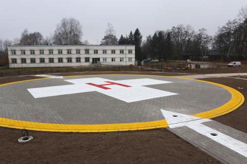 Lądowisko dla helikopterów przy szpitalu prawie gotowe