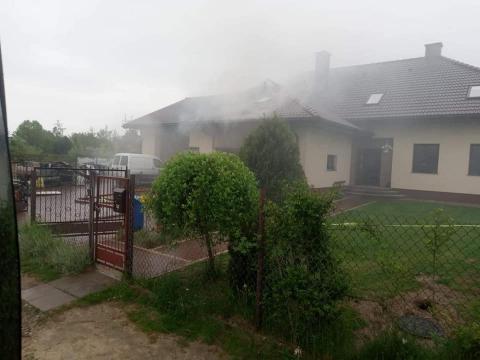 Strażacy gasili pożar kotłowni Życie Pabianic