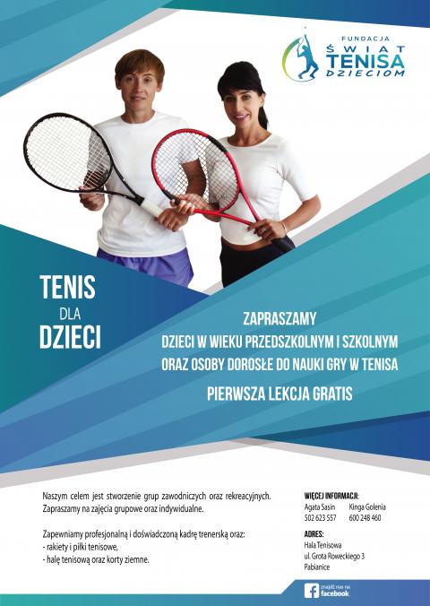 Rusza nabór do szkółki tenisowej Życie Pabianic