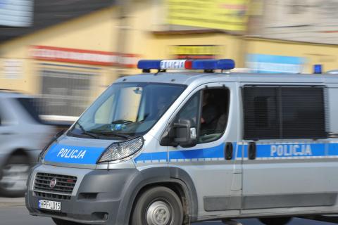 Policja radiowóz Życie Pabianic