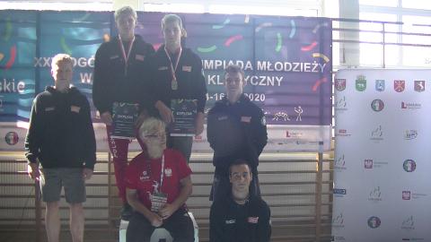 Zapaśnicy PTC podczas Ogólnopolskiej Olimpiady Młodzieży Życie Pabianic