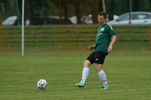 Dawid Acela strzelił gola dla Włókniarza II Pabianice Życie Pabianic