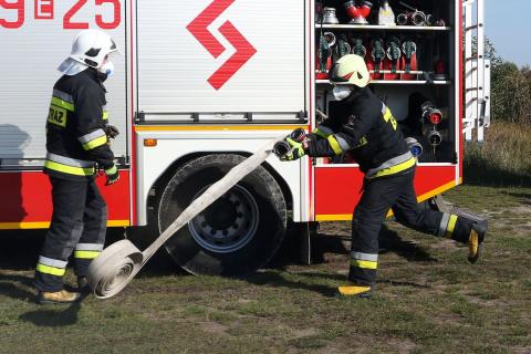 Strażacy ochotnicy Życie Pabianic