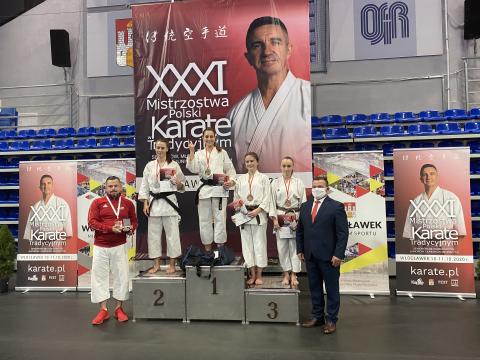 Wiktoria Nowak zdobyła brązowy medal mistrzostw Polski w karate Życie Pabianic