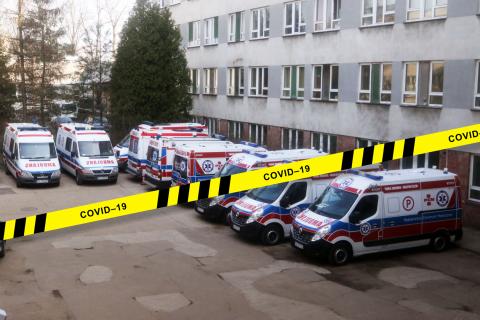 Szpital koronawirus Życie Pabianic