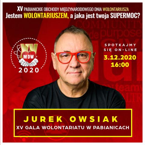 Jurek Owsiak wirtualnie w Pabianicach Życie Pabianic