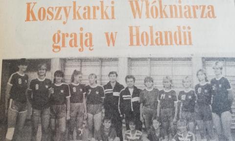 W 1988 roku koszykarki Włókniarza pojechały na turniej do Holandii Życie Pabianic