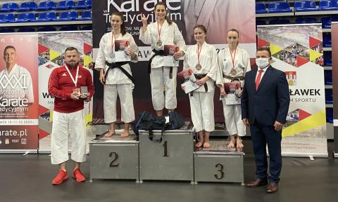 Wiktoria Nowak zdobyła brązowy medal mistrzostw Polski w karate Życie Pabianic