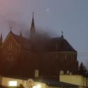 Dym z kościoła