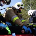 Manewry straży pożarnej w Chechle Pierwszym Życie Pabianic