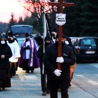 Pogrzeb radnej dr Wioletty Domańskiej w Ksawerowie Życie Pabianic