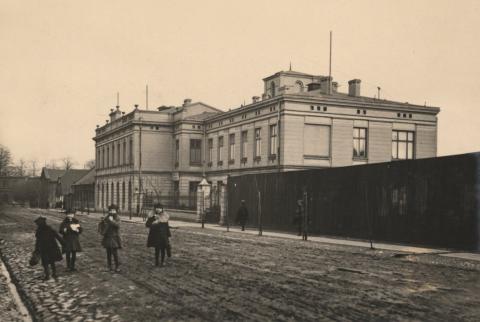Ulica św. Rocha w Pabianicach - zdjęcie z 1926 roku