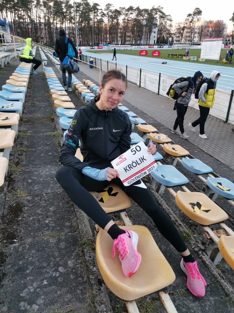 Kinga Królik została wicemistrzynią Polski u-23 w biegu na 10.000 metrów Życie Pabianic