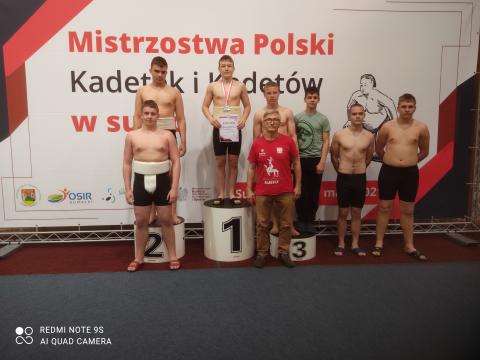 Drużyna sumo PTC Pabianice podczas mistrzostw Polski Życie Pabianic