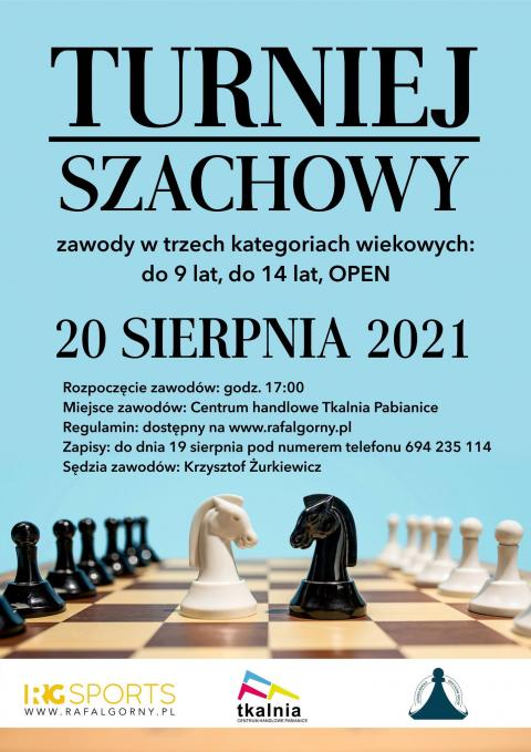 Turniej szachowy w "Tkalni" zostanie rozegrany 20 sierpnia Życie Pabianic
