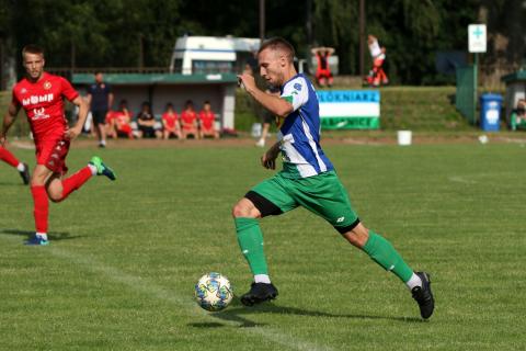 Ołeh Korobka zdobył gola dla Włókniarza Życie Pabianic