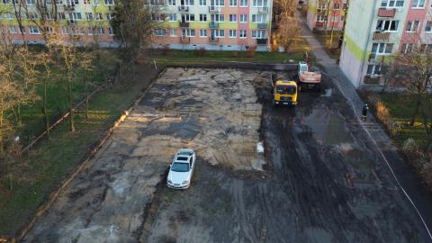 Budowa parkingu Życie Pabianic