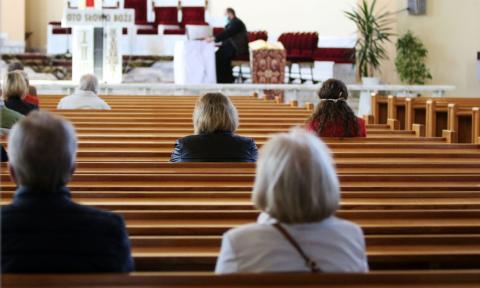 Wiernych w kościołach wciąż mało Życie Pabianic