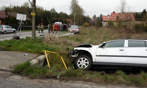 Pijany spowodował wypadek w Pawlikowicach Życie Pabianic