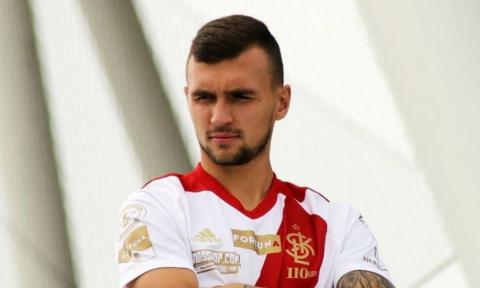 Maksymilian Rozwandowicz strzelił gola dla ŁKS Życie Pabianic