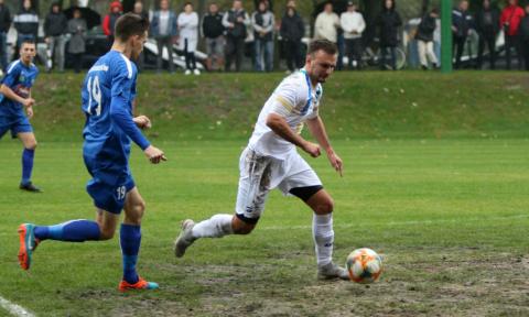 Jakub Rozwandowicz strzelił gola dla Włókniarza Życie Pabianic